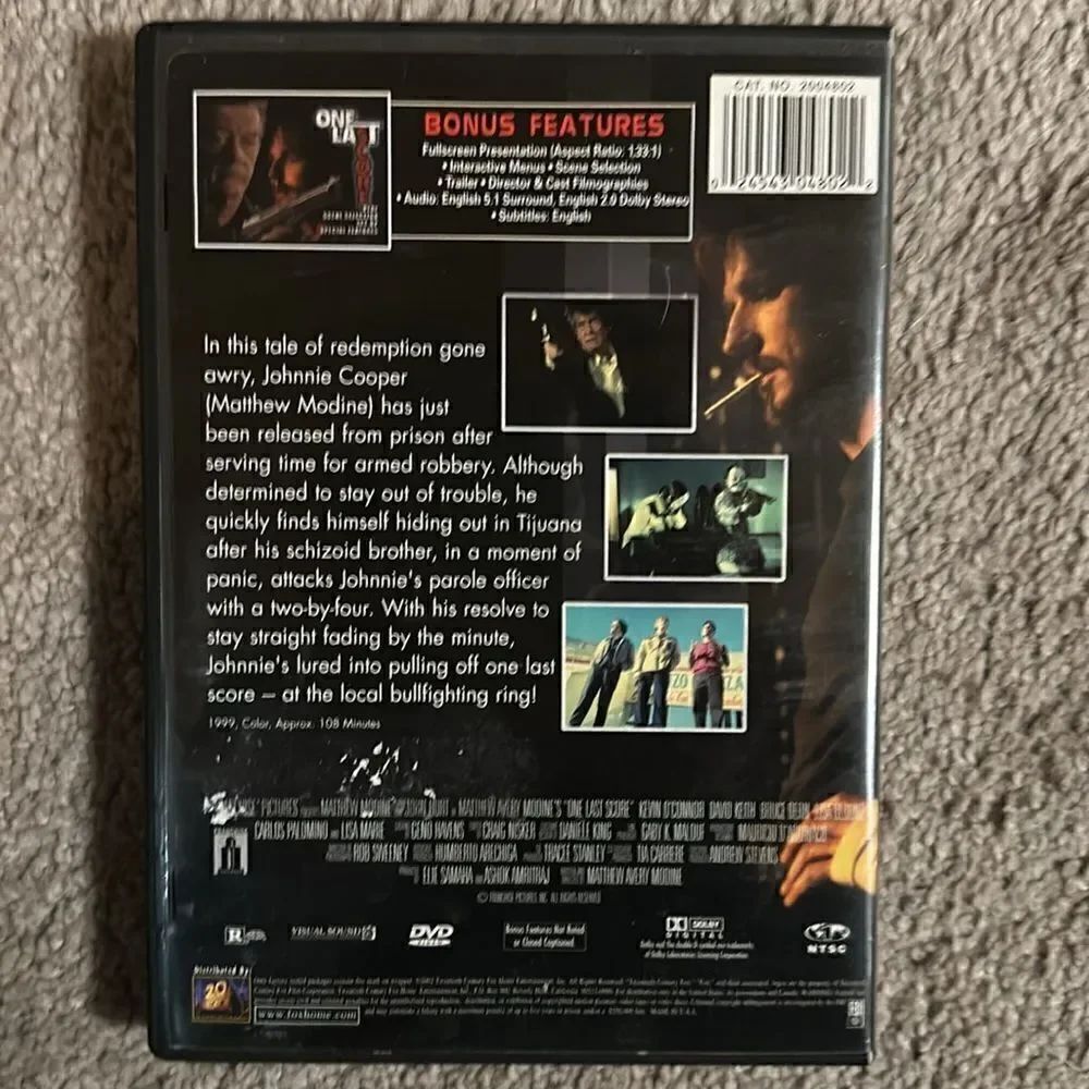 “One Last Score” DVD - Picture 2 of 5
